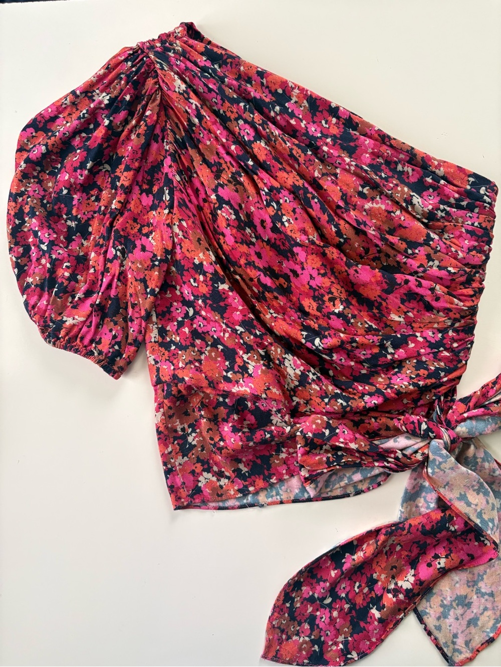 Amanda Uprichard Bexley Top Size Medium In Bloomessence Floral - Picture 3 of 10